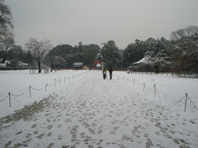 上賀茂神社の入り口