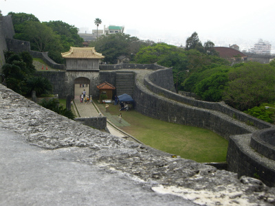 首里城の城壁